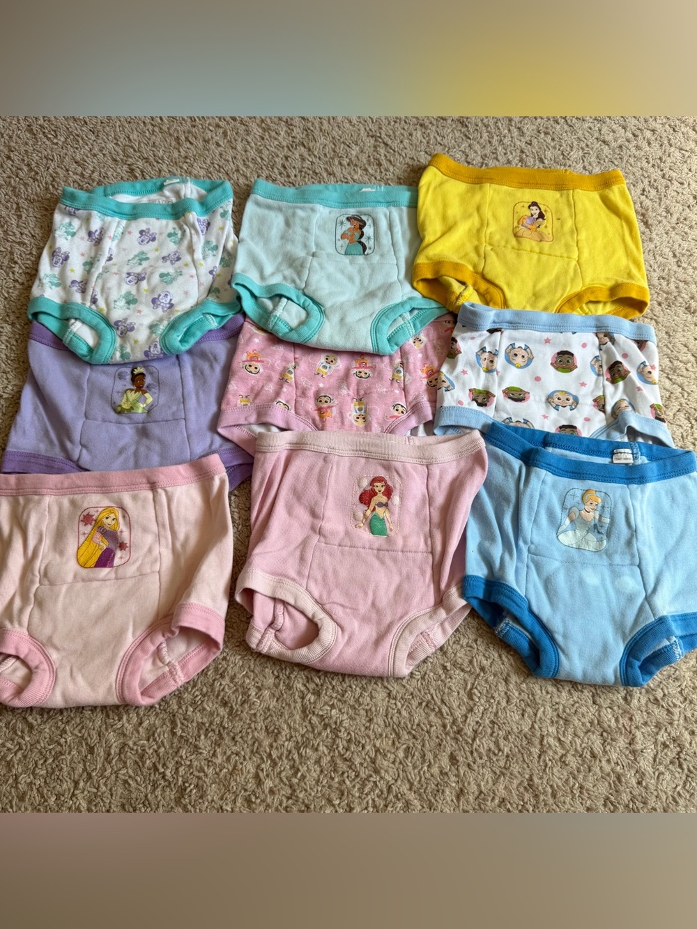 Disney Girls Potty Training Underwear Training Pants Lot of 9

Lot of 9 girls’ r